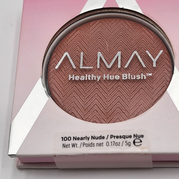 Almay Healthy Hue Powder Blush 100 Nearly Nude .17 oz Lightweight New In Box - Picture 3 of 5